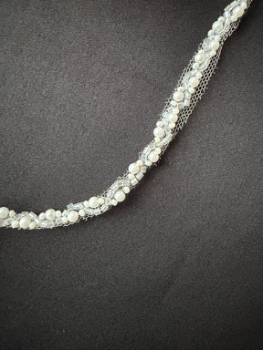 Ivory Beaded Dress Trim - EH2039