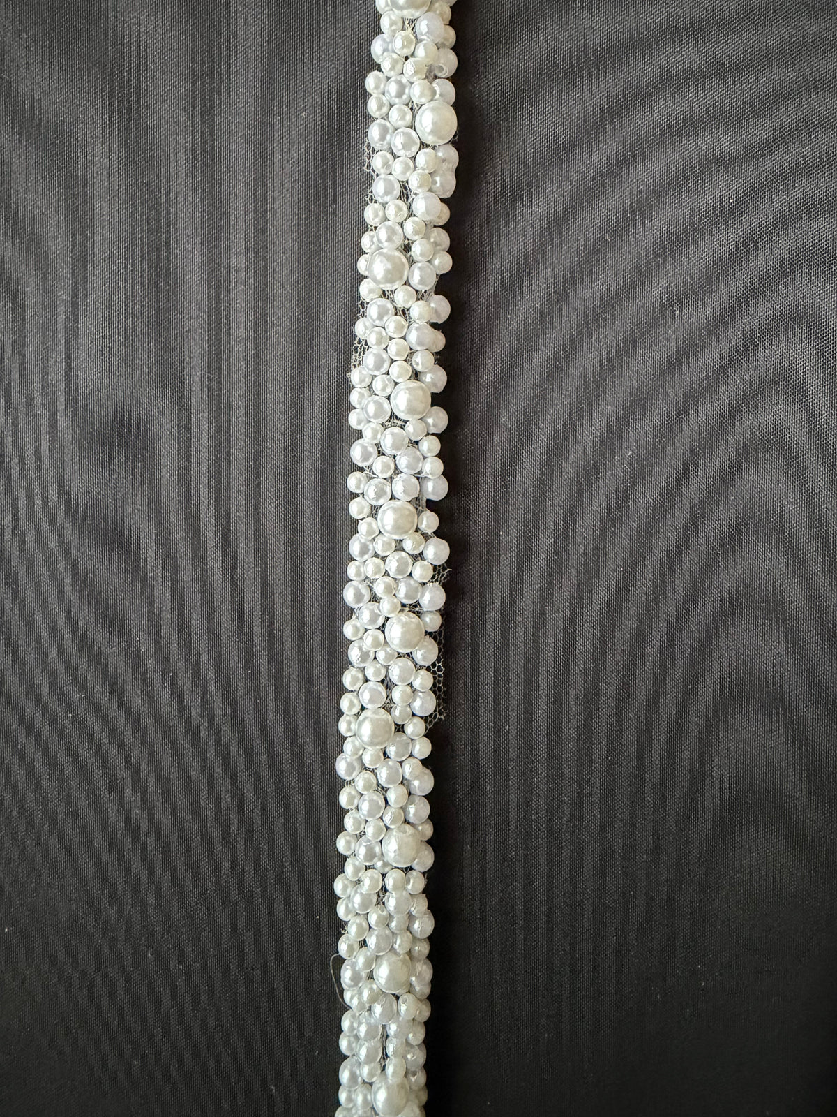 Ivory Beaded Dress Trim - EH2040