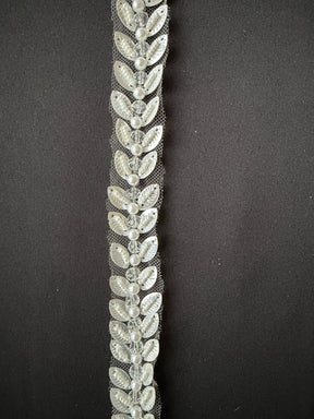 Ivory Beaded Dress Trim - EH2038