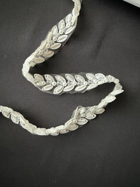 Ivory Beaded Dress Trim - EH2038