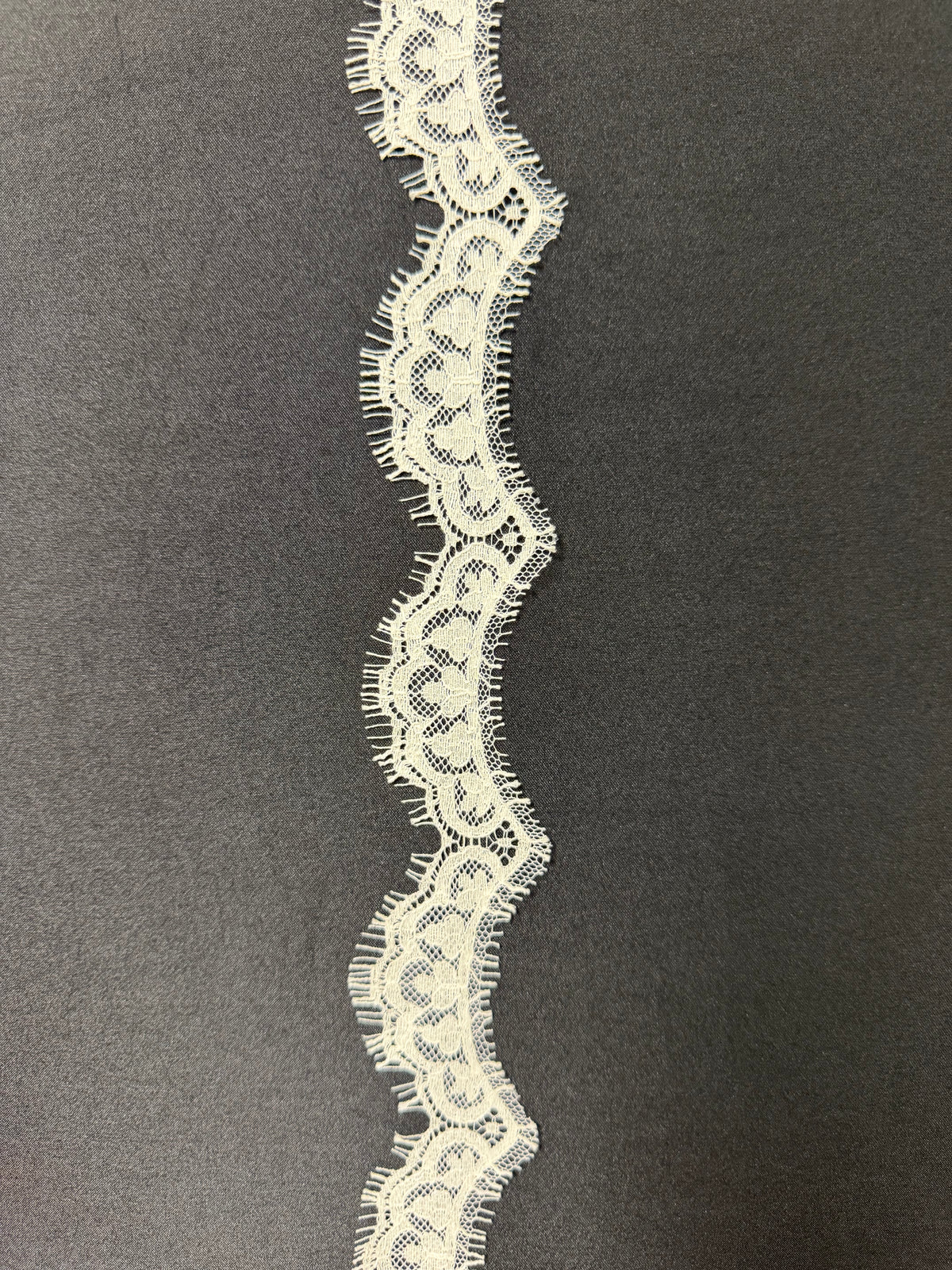 Elfenbeinfarbene Chantilly-Spitzenborte - EE4007