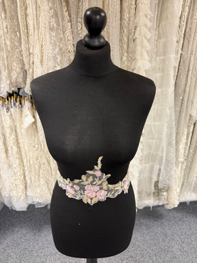 Pfingstrosenrosa Spitzenbesatz – Jessica