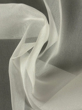 Elfenbeinfarbener Polyester-Chiffon – Tanz