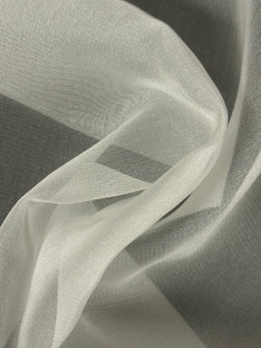 Elfenbeinfarbener Polyester-Chiffon – Tanz