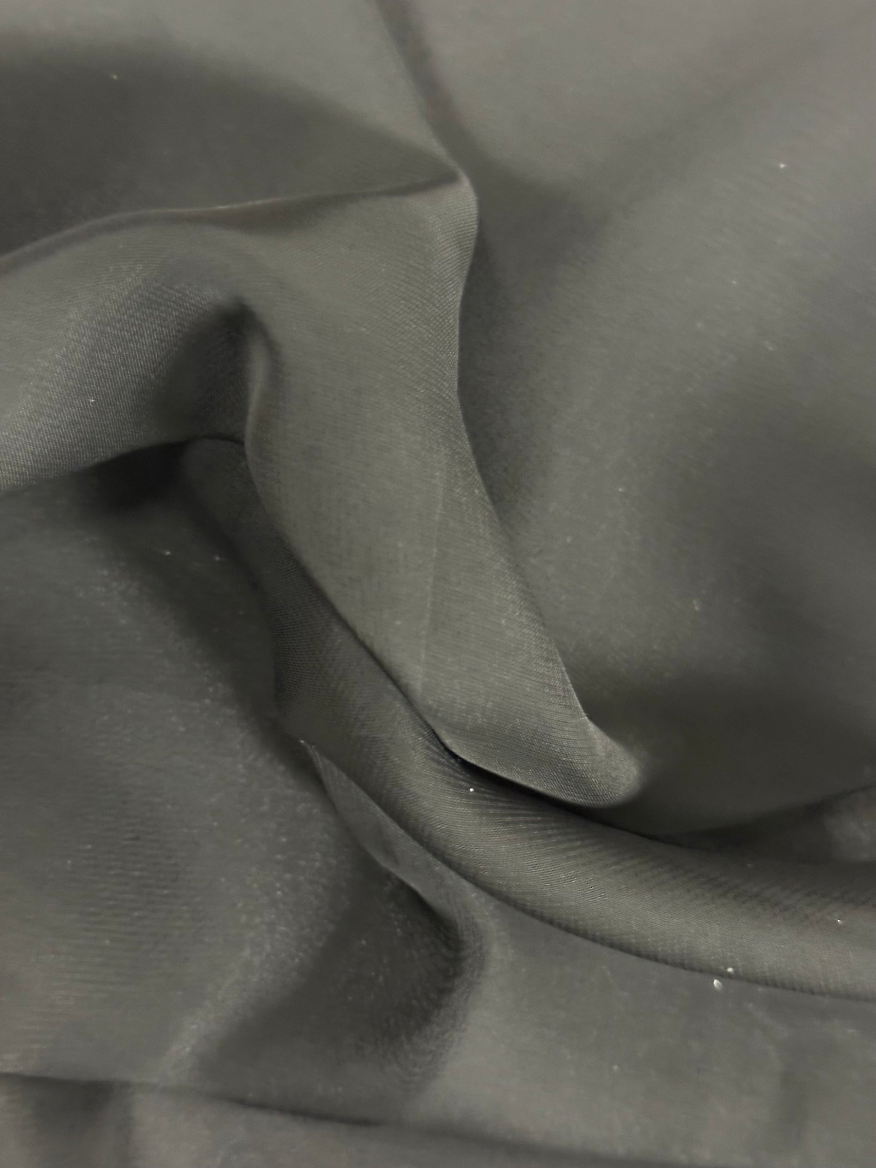 Schwarzer Polyester-Chiffon - Tanz