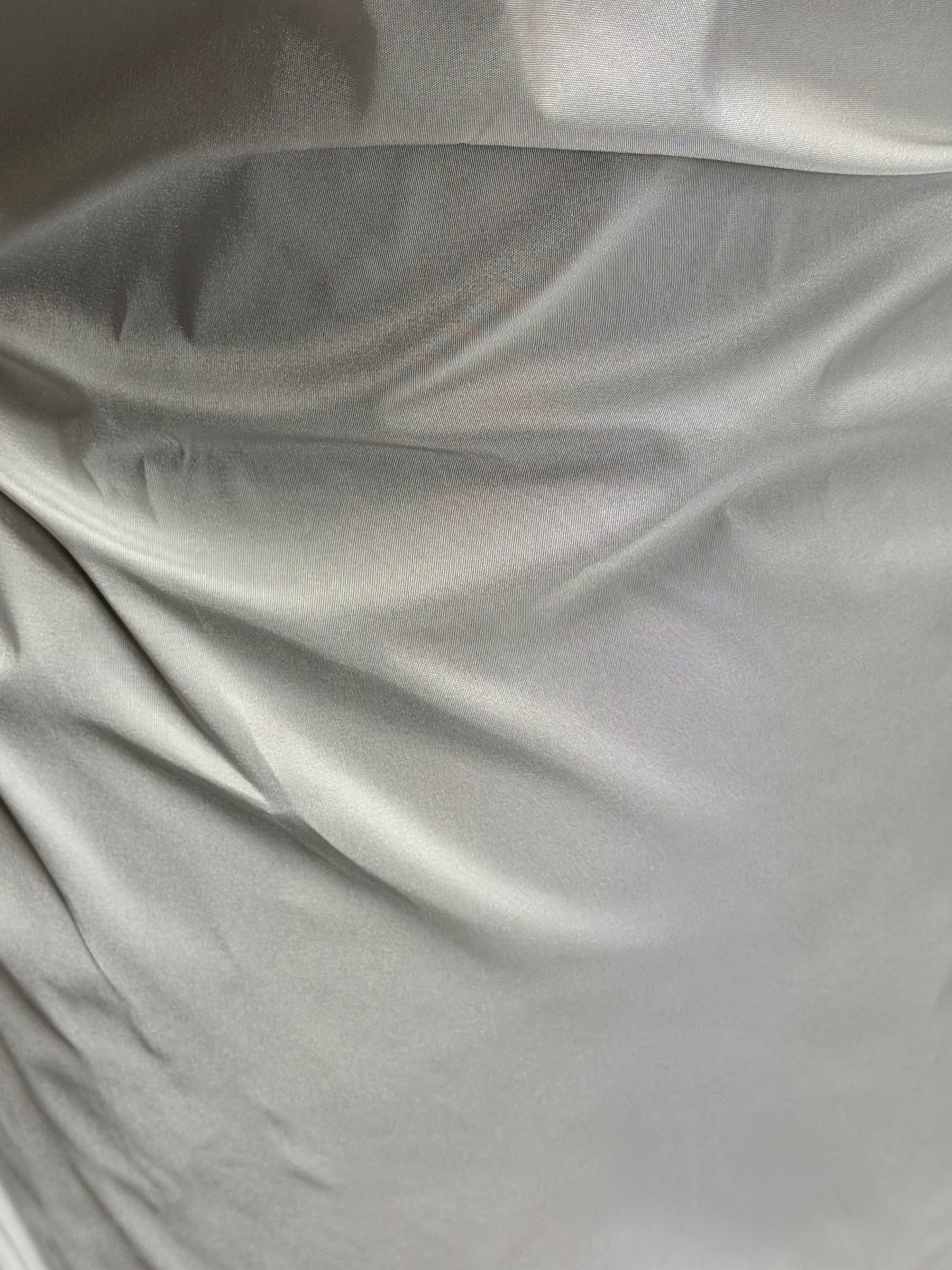 White Polyester Taffeta - Ramsay