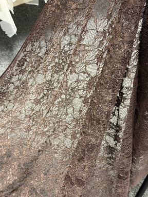 Chocolate Corded Lace - Landon