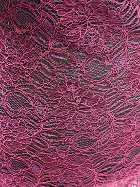 Magenta Corded Lace - Mendap