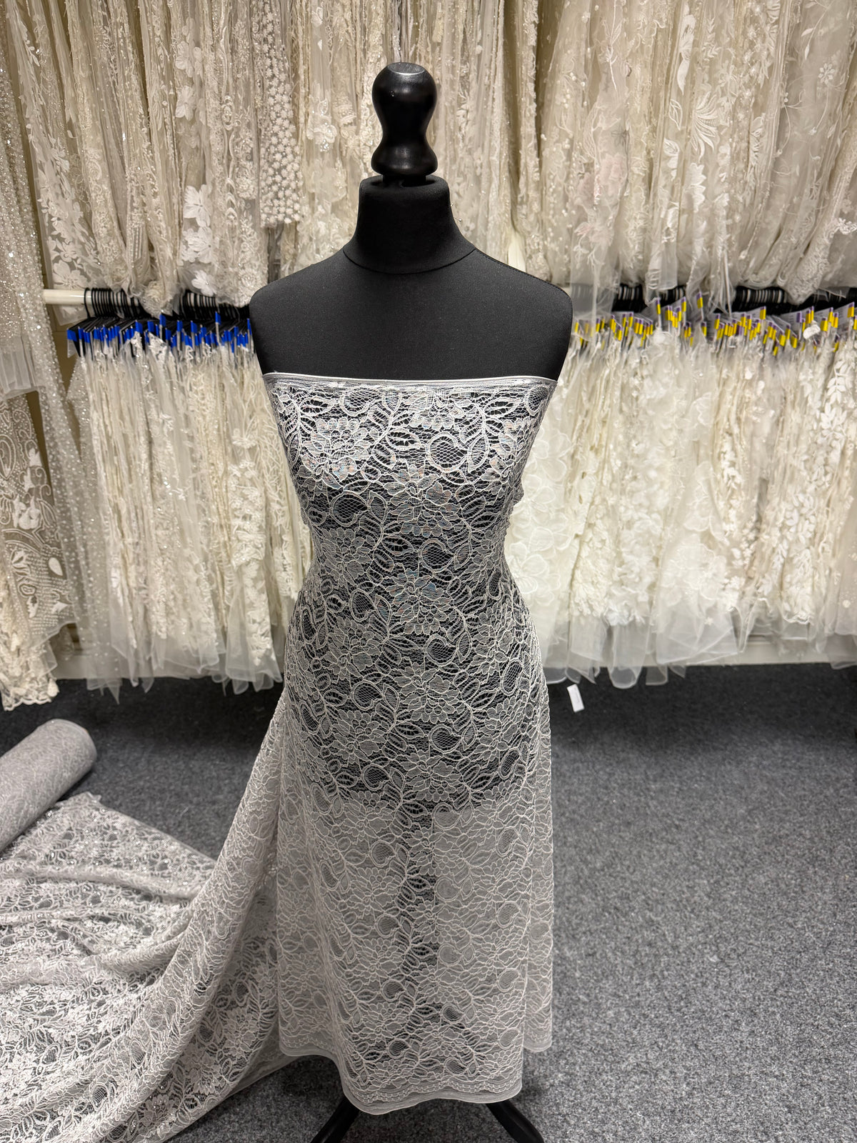 Silver Corded Lace - Mendap