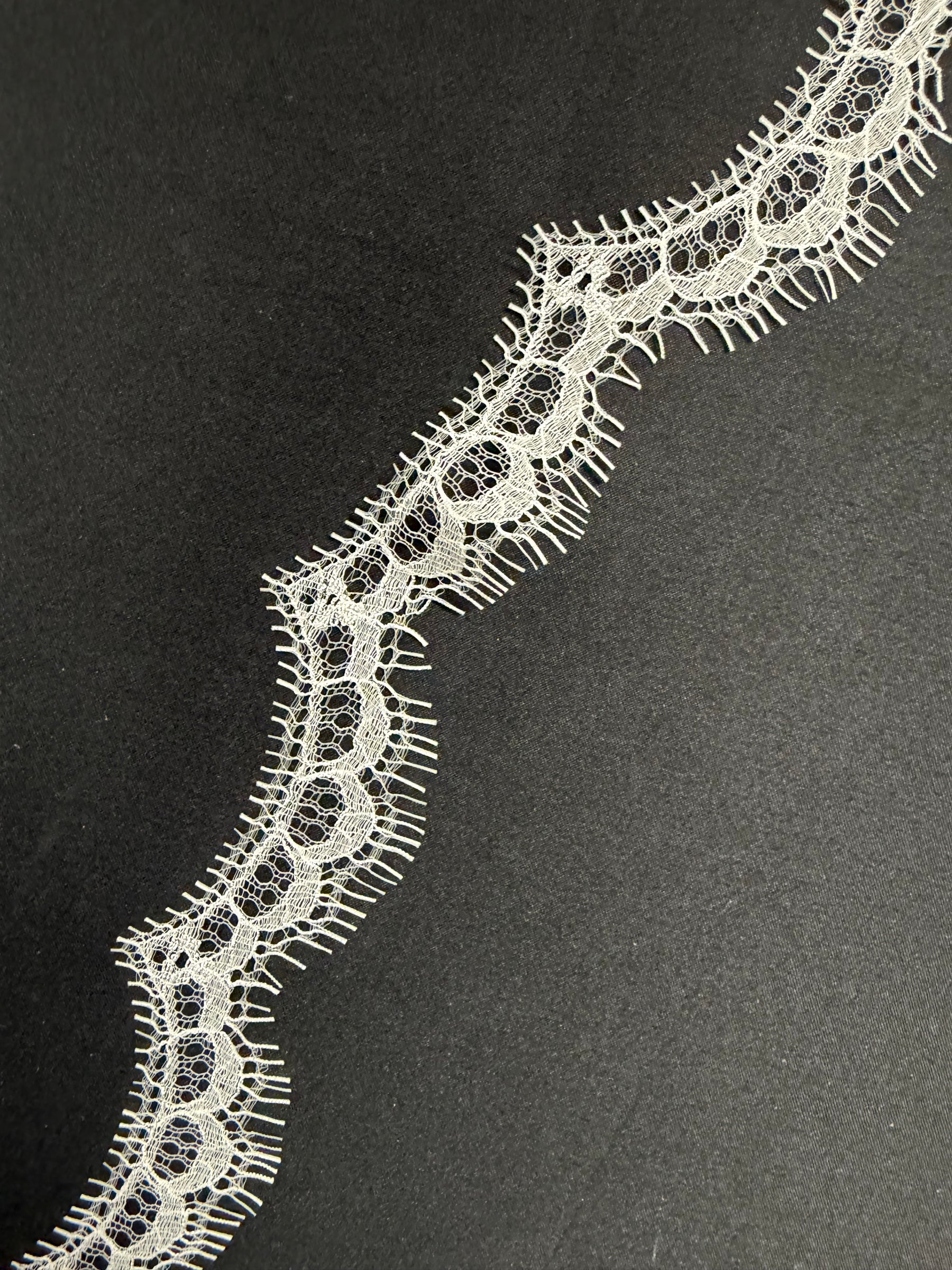 Ivory Leavers Lace Trim - X220