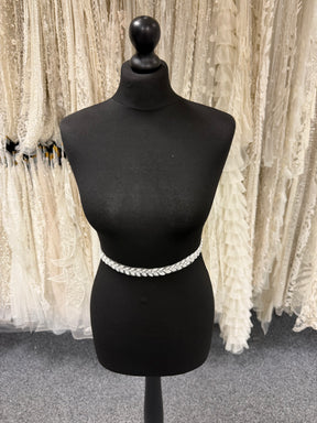 Ivory Beaded Dress Trim - EH2038