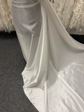 Deluxe Elfenbein Acetat-Satin-Stoff - Canter