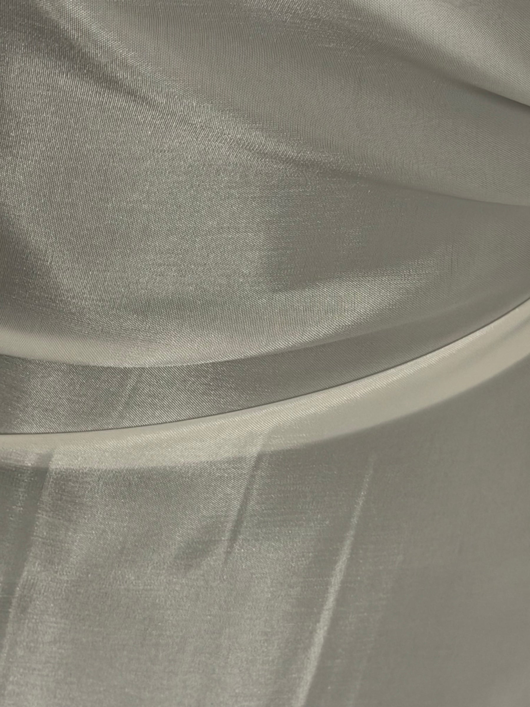 Deluxe Elfenbein Acetat-Satin-Stoff - Capri (CF)