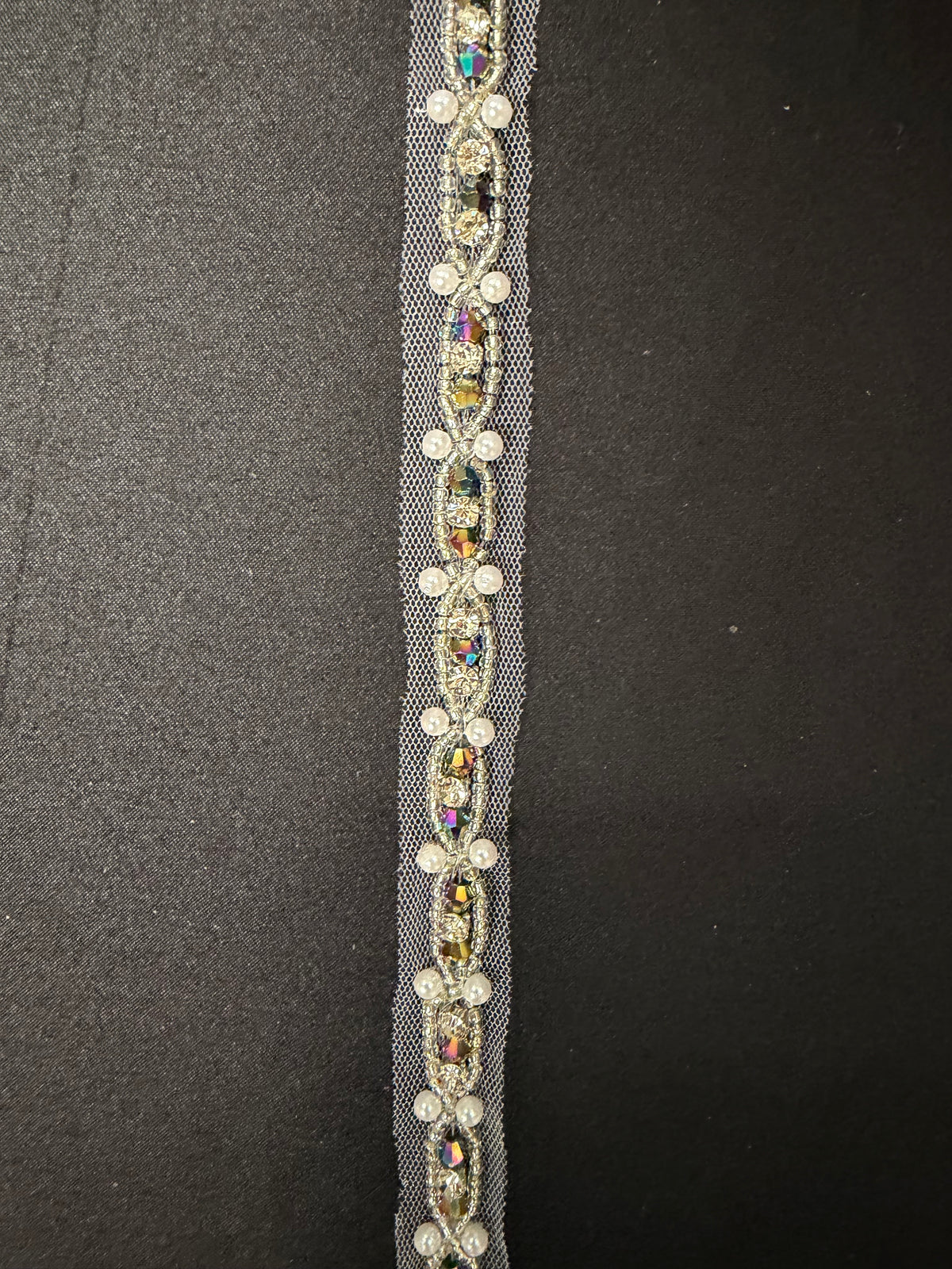 Multi Kristallperlenborte - EH1014