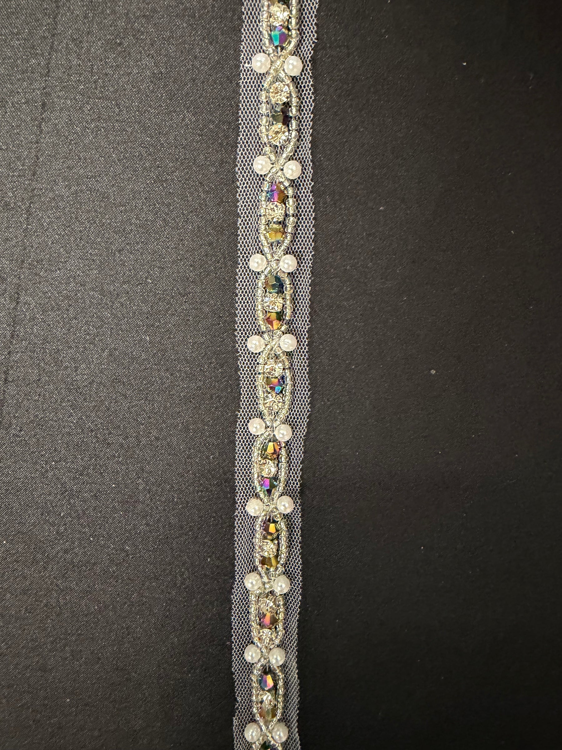 Multi Kristallperlenborte - EH1014