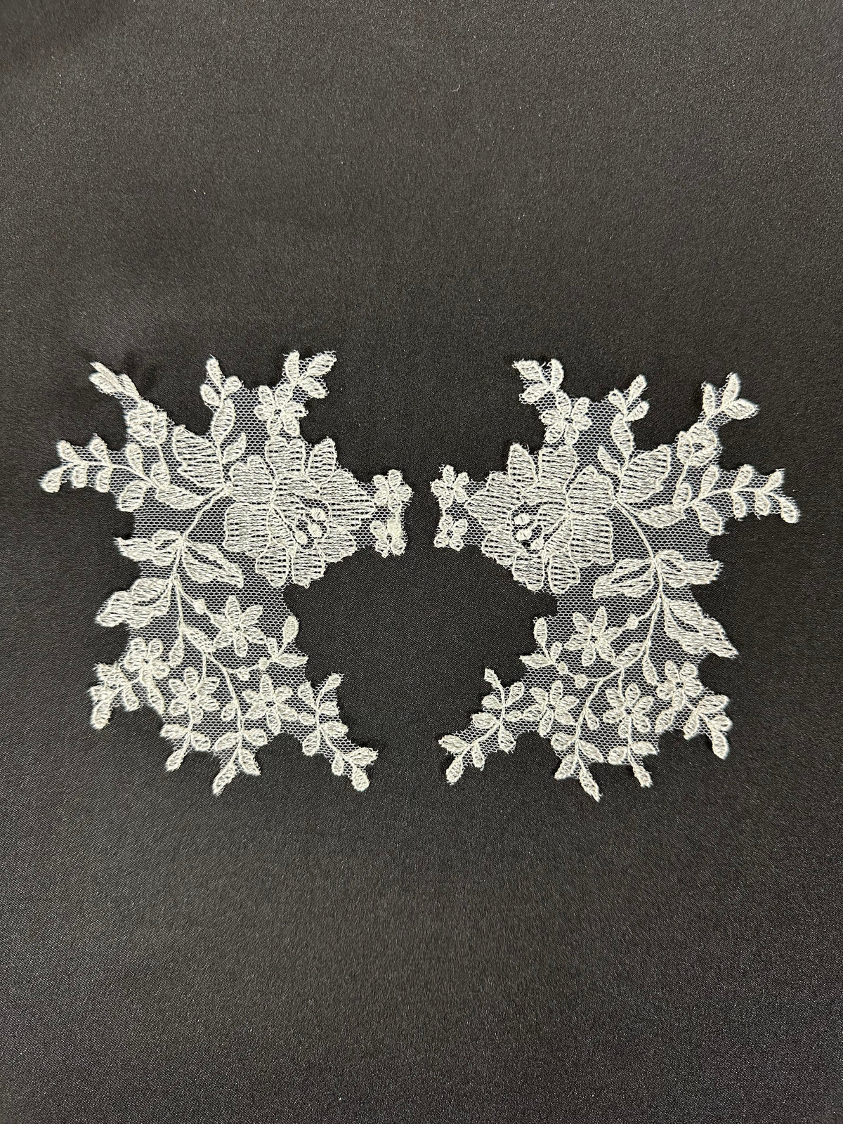 Ivory Embellished Lace Appliques - MT8004