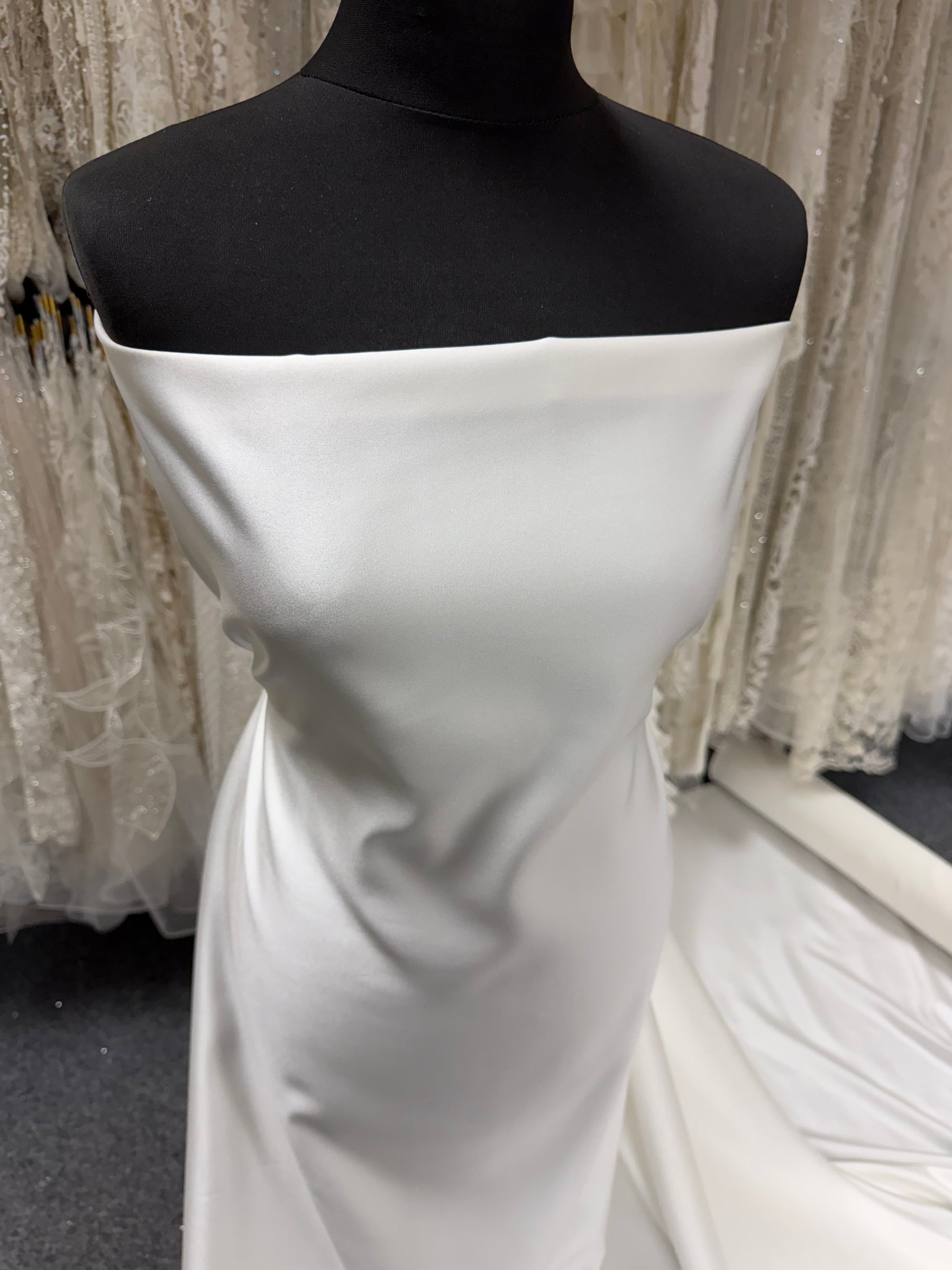 S Ivory Eco Duchess Satin - PB1011