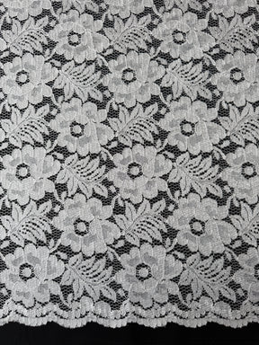 Helles Elfenbein florale Spitze – P199