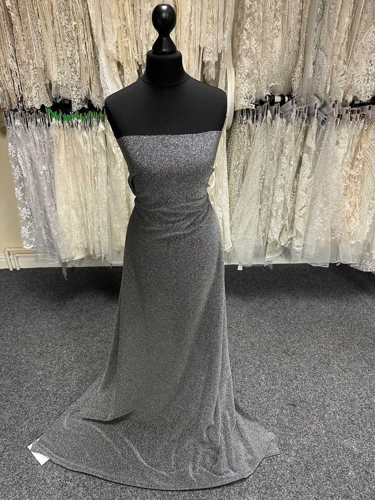 Schwarzer Glitzerstrick - Glitz (CF)