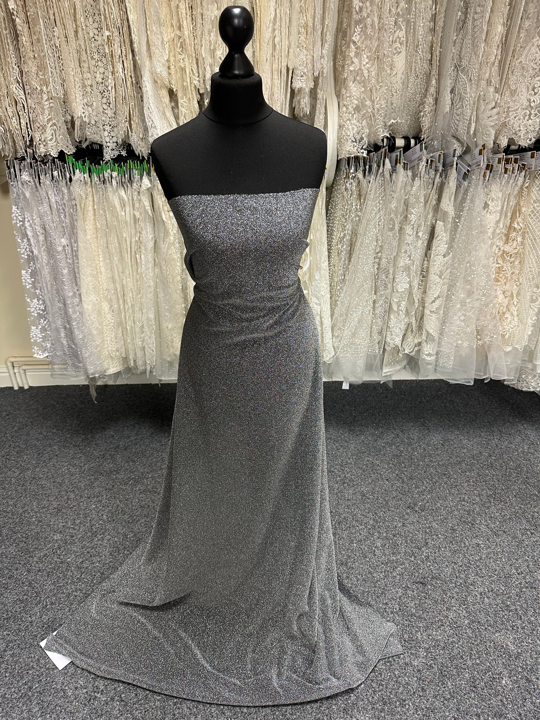 Schwarzer Glitzerstrick - Glitz (CF)