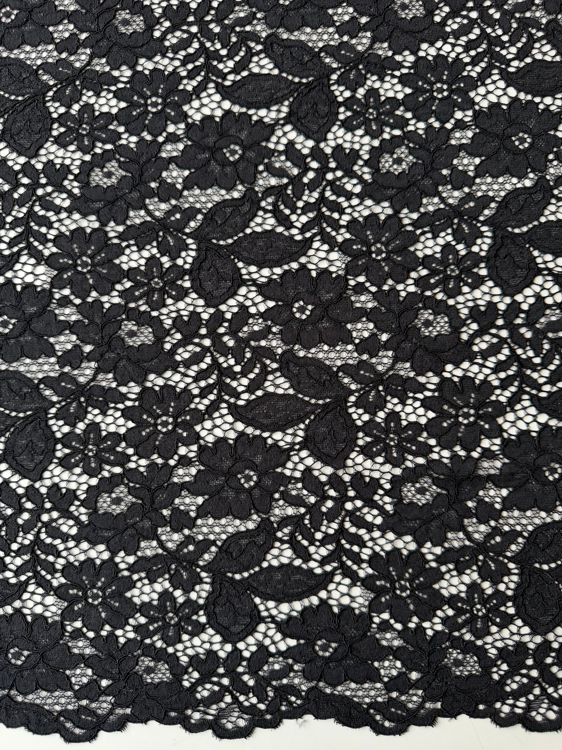 Black Corded Lace - Gothia