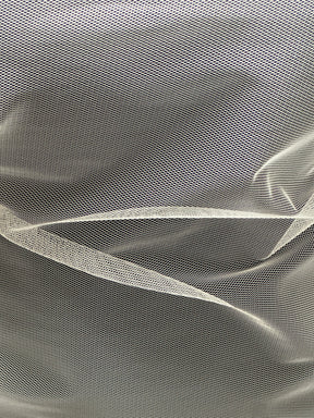 Hellelfenbeinfarbenes Netzkleid - Maestro
