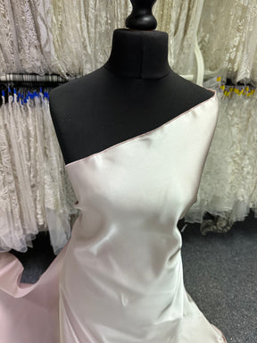 Dunkelrosa Seidensatin - PH1001