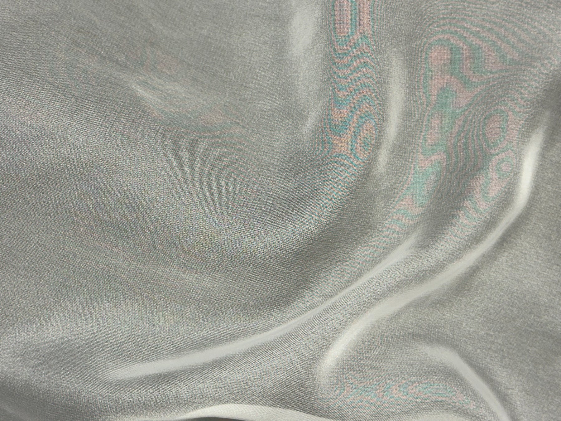 Elfenbeinfarbener Polyester-Chiffon – Tanz