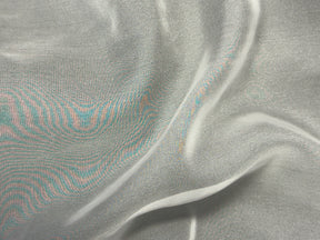 Elfenbeinfarbener Polyester-Chiffon – Tanz