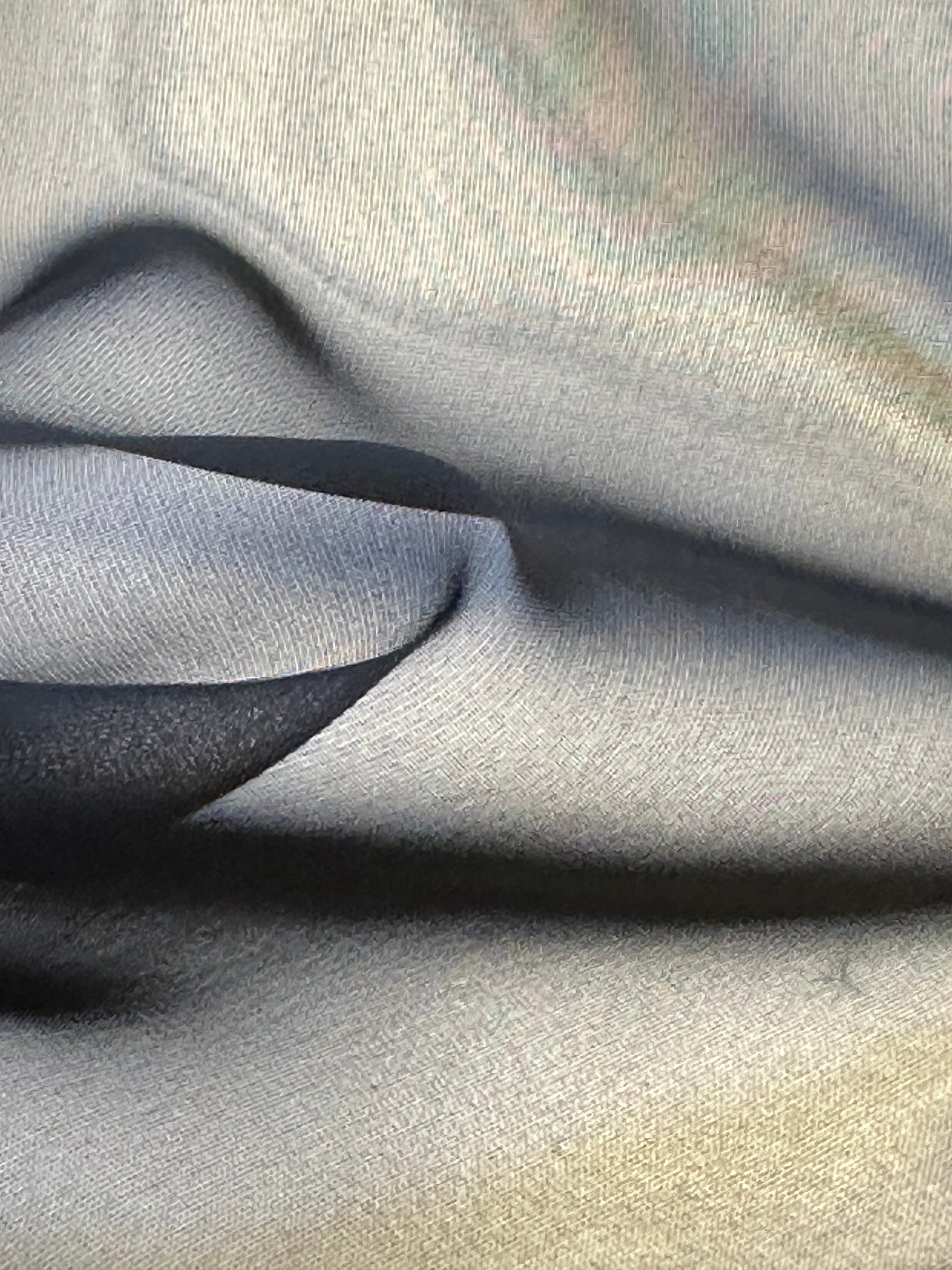 Schwarzer Polyester-Chiffon - Tanz