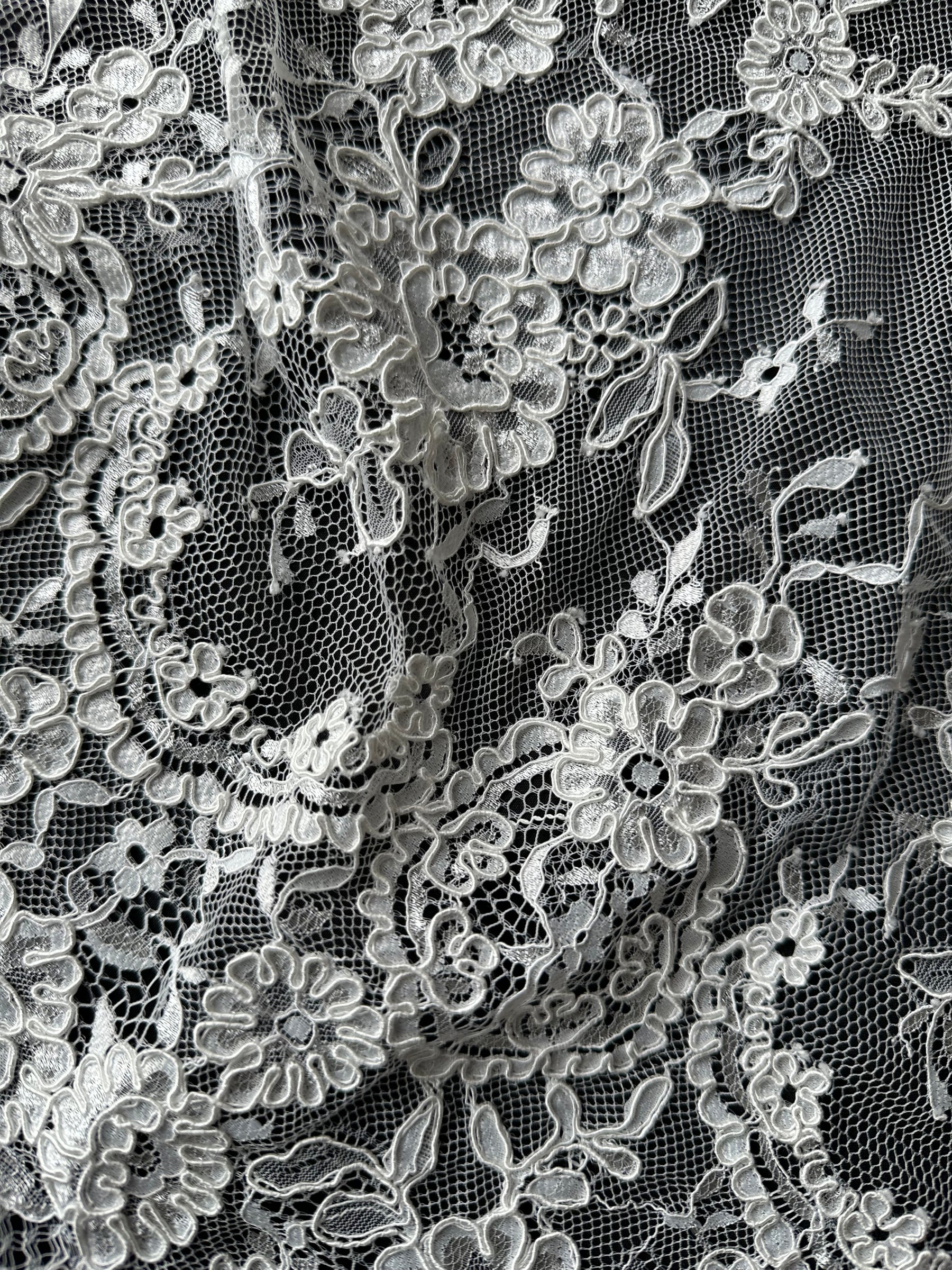 Hellelfenbeinfarbene Kordelspitze - Eloise