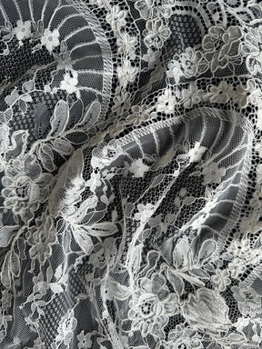 Elfenbeinfarbene Kordel-Raschelspitze - Jara