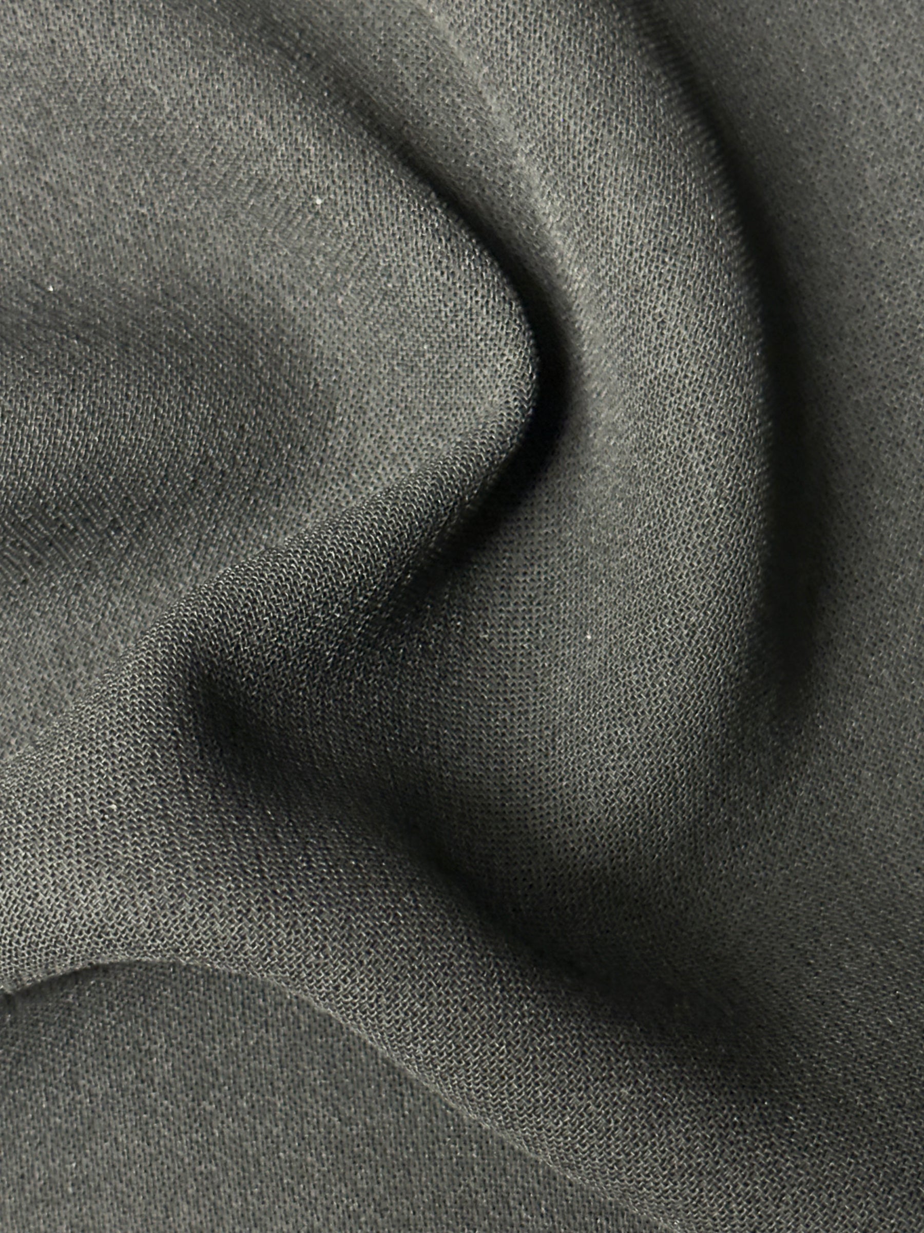 Schwarzer Polyester-Doppelkrepp - Lektion