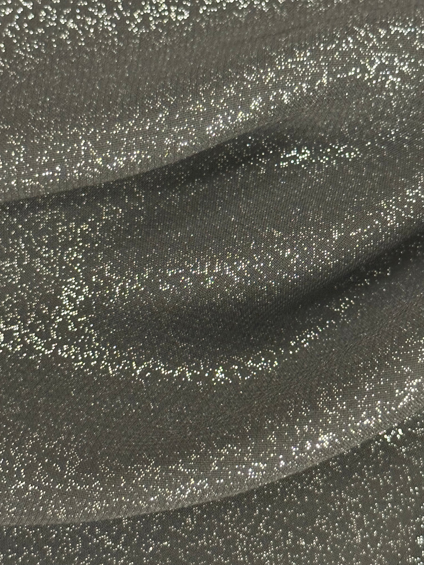 Silber auf schwarzem Chiffonfolien-Talisman
