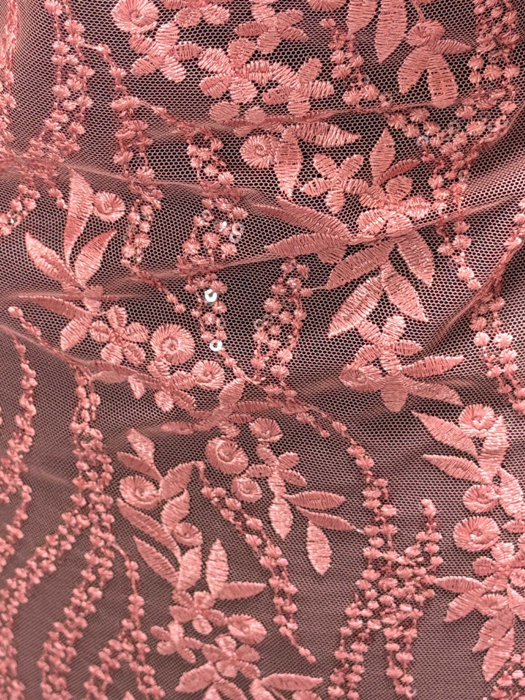 Rosa Paillettenspitze - EB3051