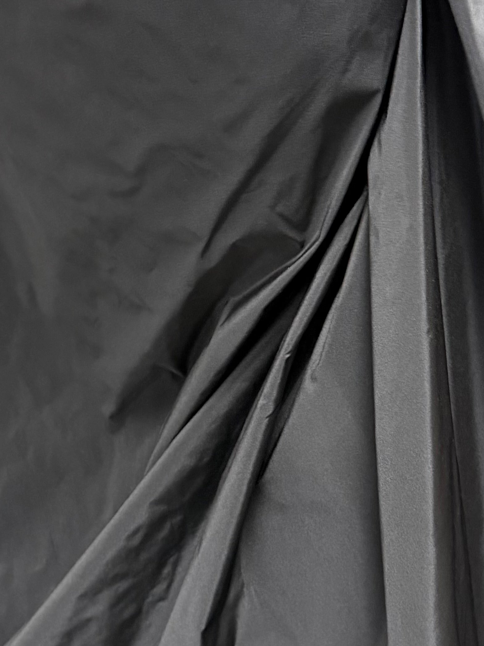 Schwarz Polyestertaft - P599