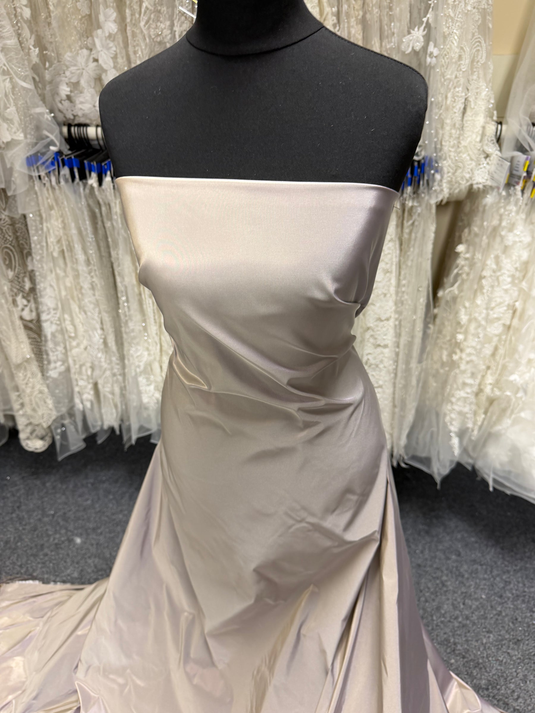 Violett/Goldener Polyester-Taft - P600