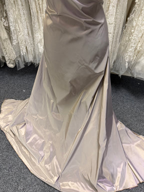 Violett/Goldener Polyester-Taft - P600