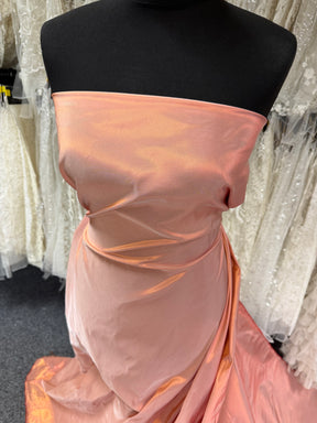 Weinrot/Gold Polyester Taft - P600
