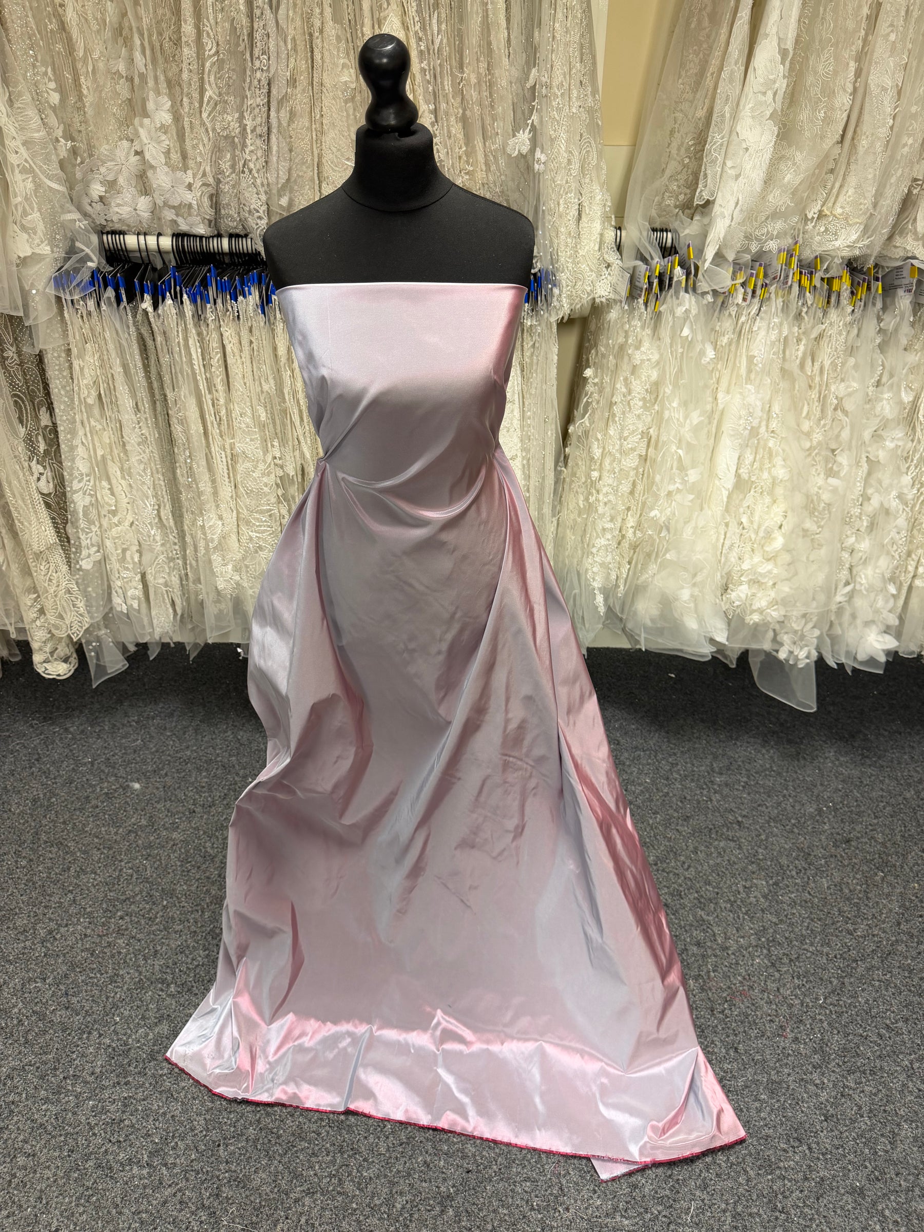 Rot/Himmel Polyester-Taft - P600