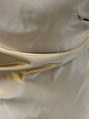 Schokoladenbraun/Gold Polyestertaft - P600