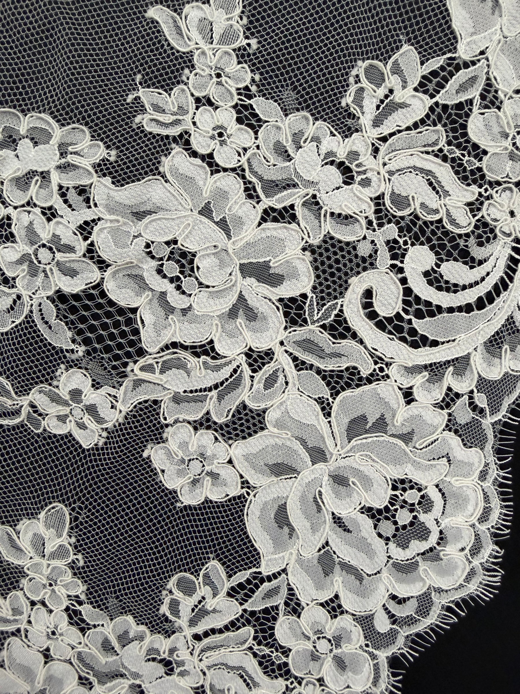 Ivory Corded Lace Trim - Rhonda