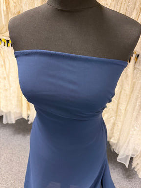Marineblauer Polyester-Chiffon - Benevolence