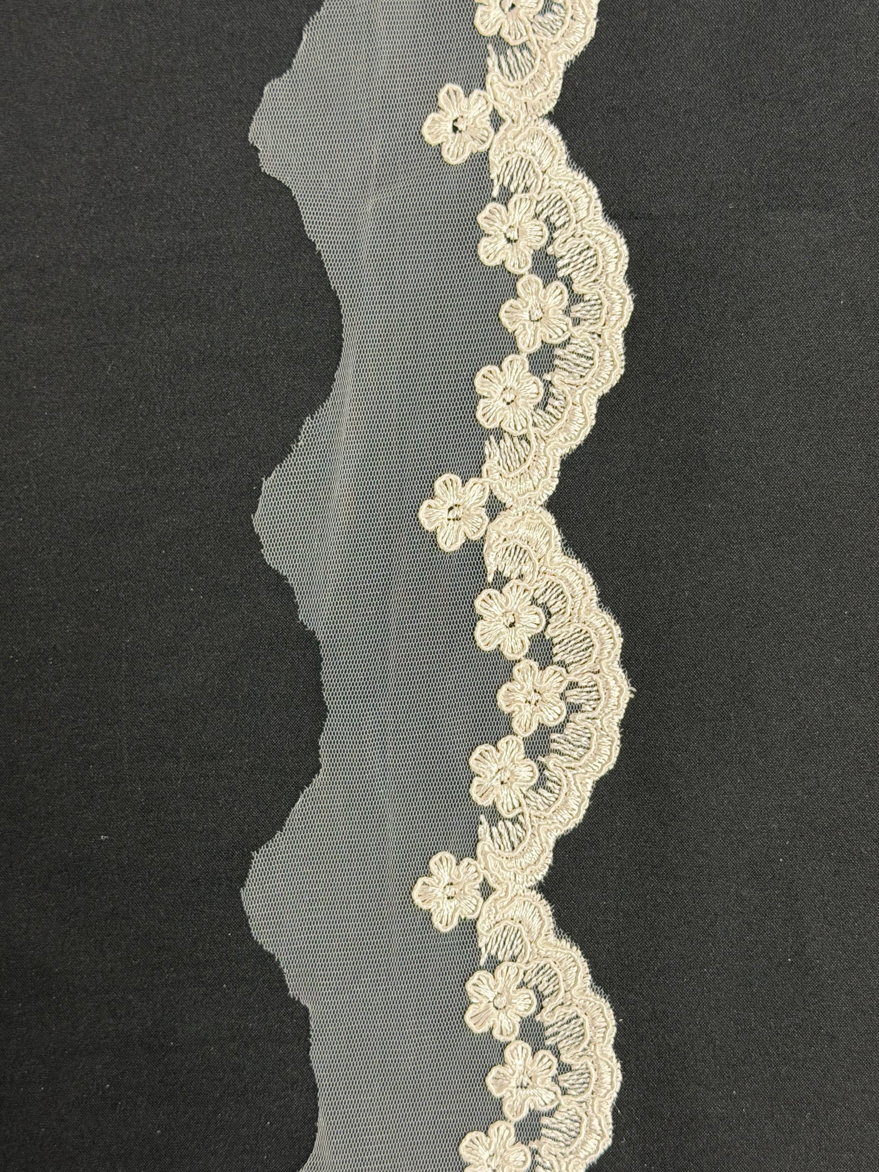 Muschelrosa Kordelborte - T782
