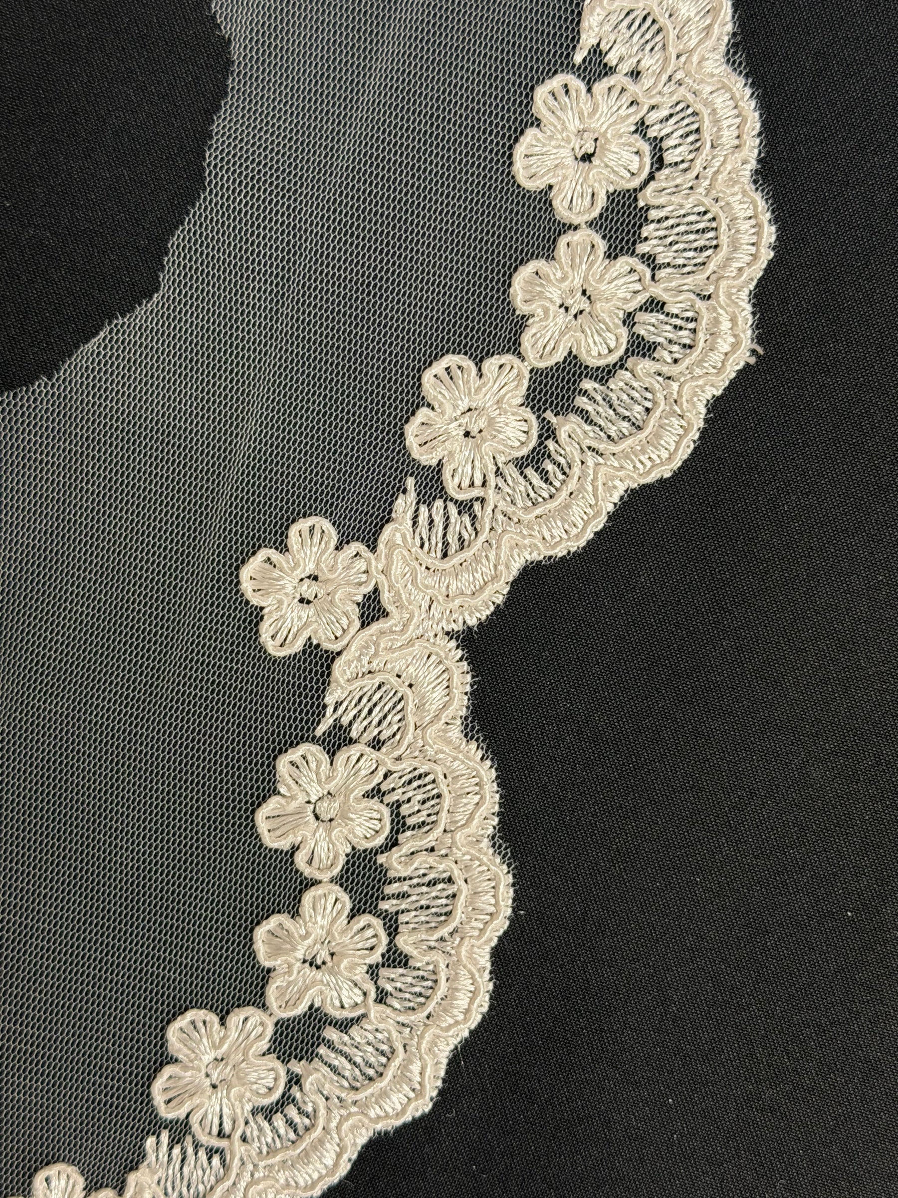 Muschelrosa Kordelborte - T782