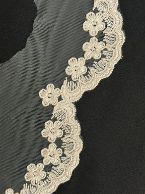 Muschelrosa Kordelborte - T782
