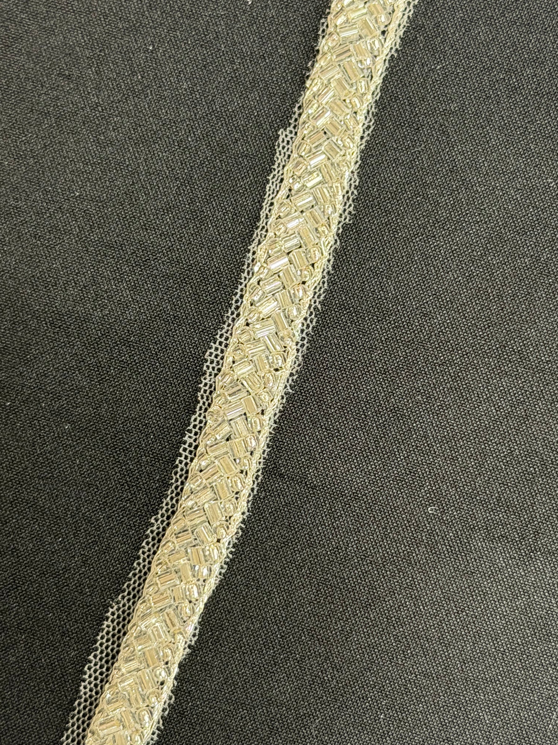 Silberne Perlenkante - T717