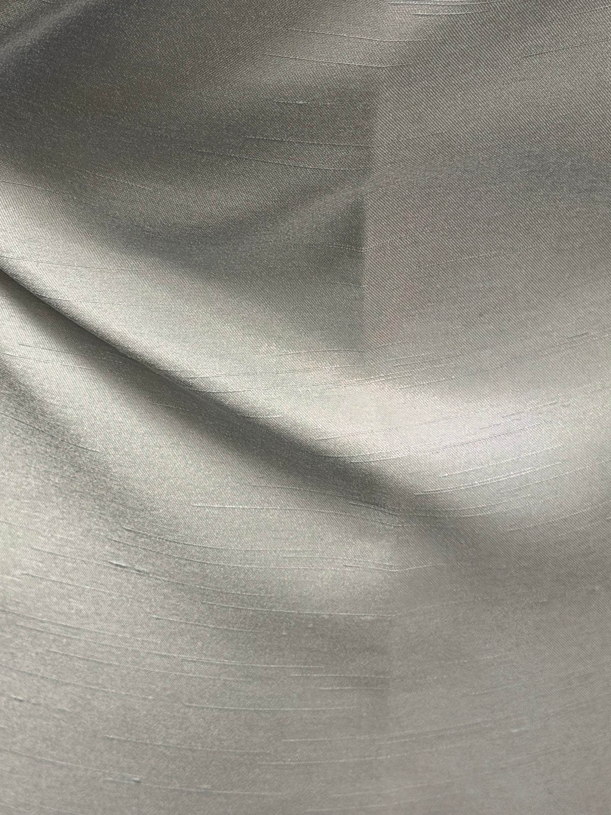 Aquamariner Dupion mit Polyester-Satin-Rückseite – Klarheit (P967)
