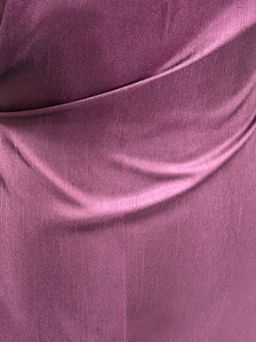 Dupion aus Polyester mit Satinrücken, Pflaume – Klarheit (P967)