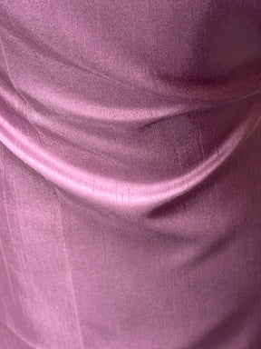 Amethyst-Dupion mit Polyester-Satin-Rückseite – Klarheit (P967)